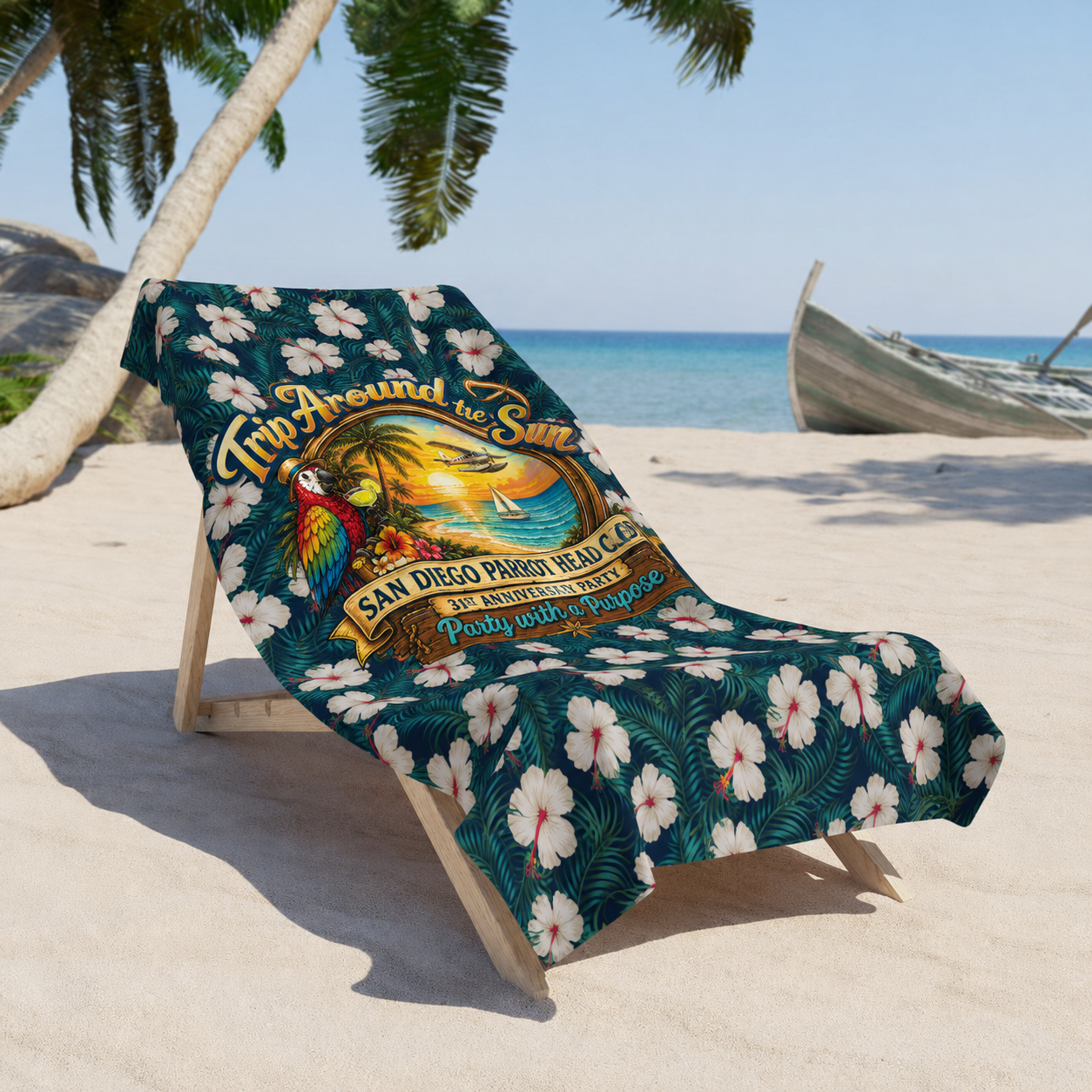 31st Anniversary Beach Towel